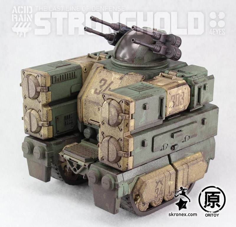 Oritoy Acid Rain Transforming Military Mecha Figures Stronghold